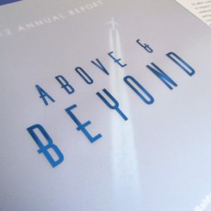 Annual Report Cover Detail
