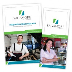 Insurance product brochures